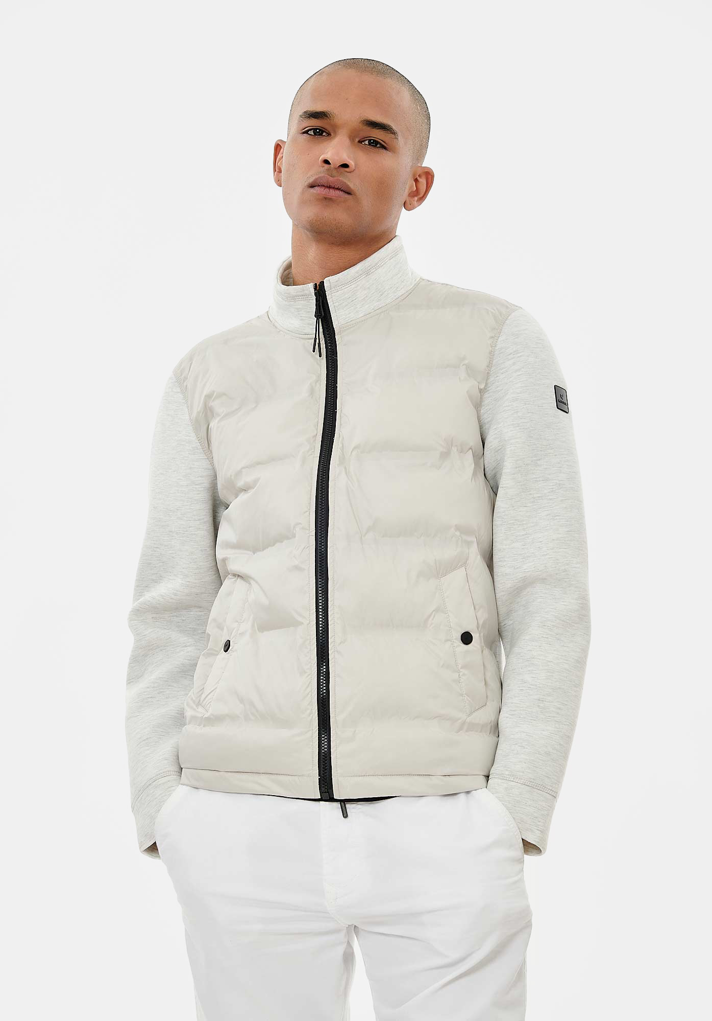 NEIL   Sweat zippé gris Homme