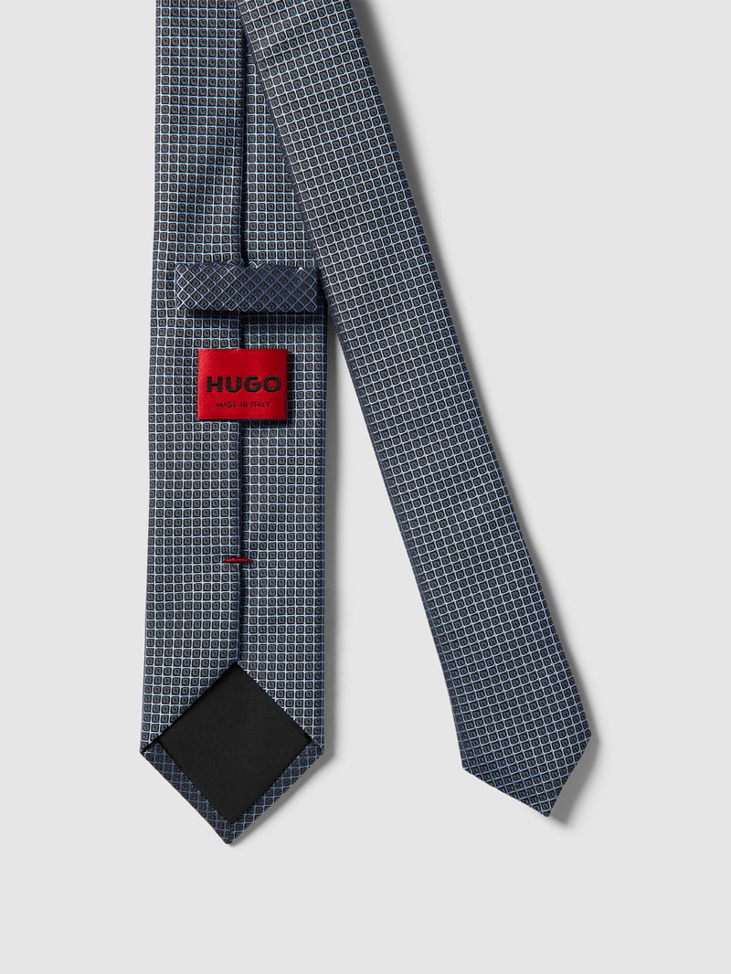 Krawatte mit Allover-Muster Modell 'Tie' (6 cm) in hellblau
