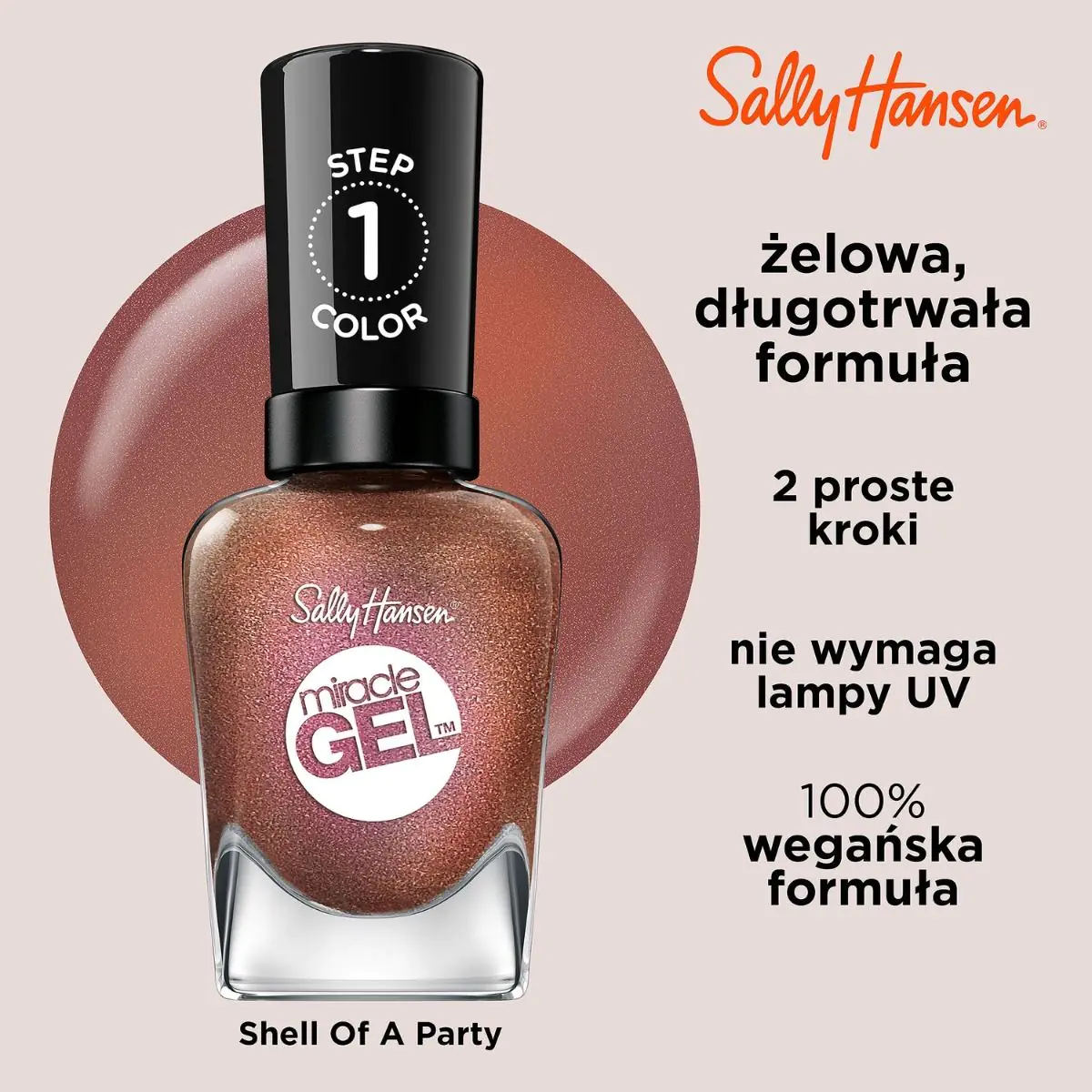 Sally Hansen Miracle gel lak za nokte, 211