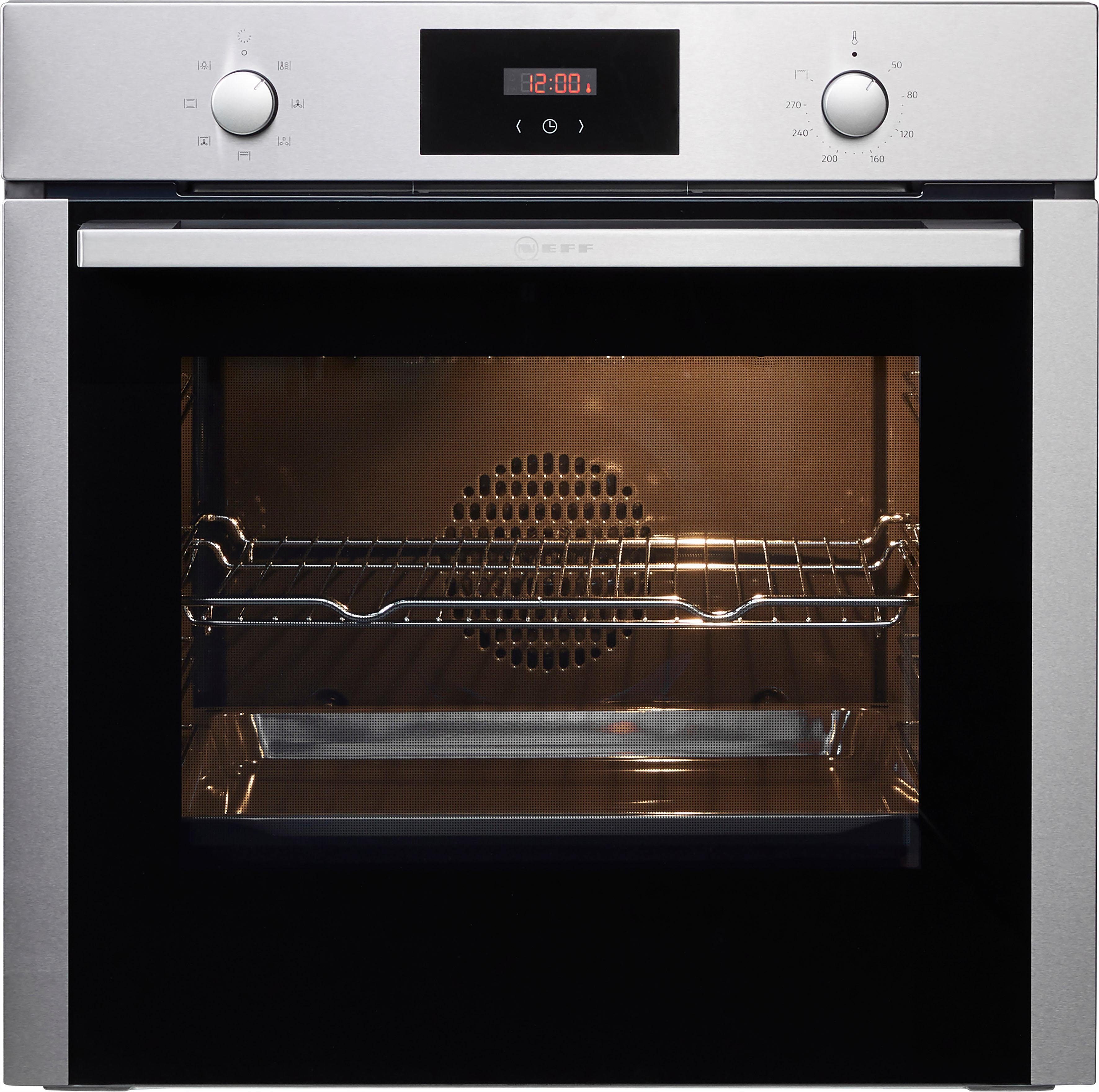 NEFF Backofen N 30 B1CCC0AN0, mit Teleskopauszug nachrüstbar, CircoTherm®-Heißluft