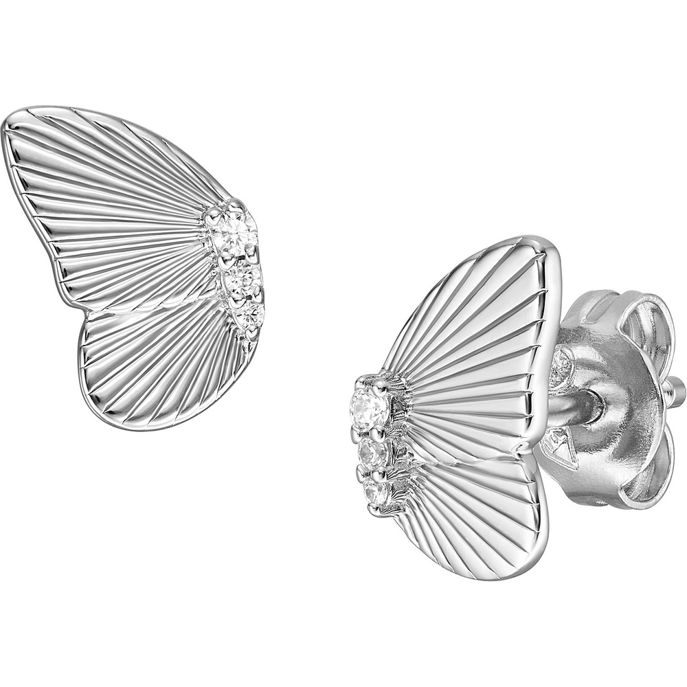 Fossil Boucles d'oreilles à fermoir à poussette 925 Argent Boucles d'oreilles