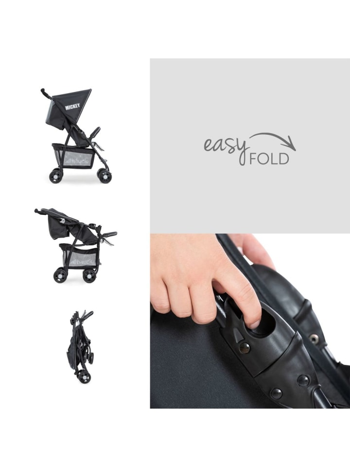 Hauck Buggy Sport - Mickey Stars in schwarz,grau günstig kaufen onesize