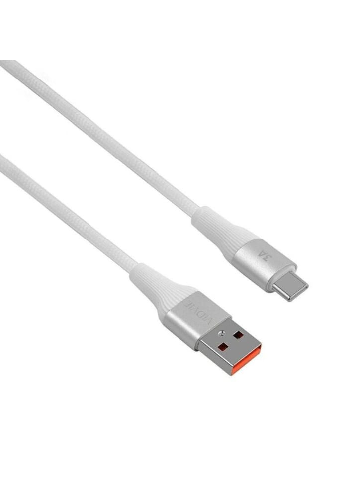 COFI 1453 Ladekabel USB - USB-C - Datenkabel 100 cm in Weiß/Silber in Weiß/Silber günstig kaufen 100