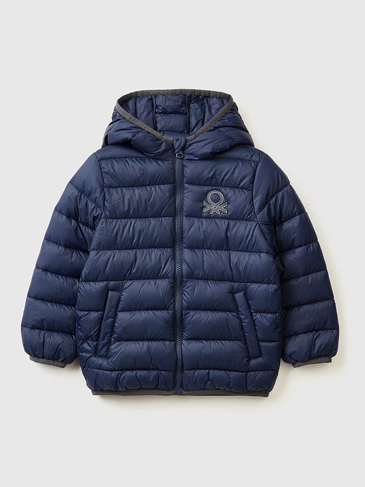 Benetton Steppjacke in Dunkelblau günstig kaufen