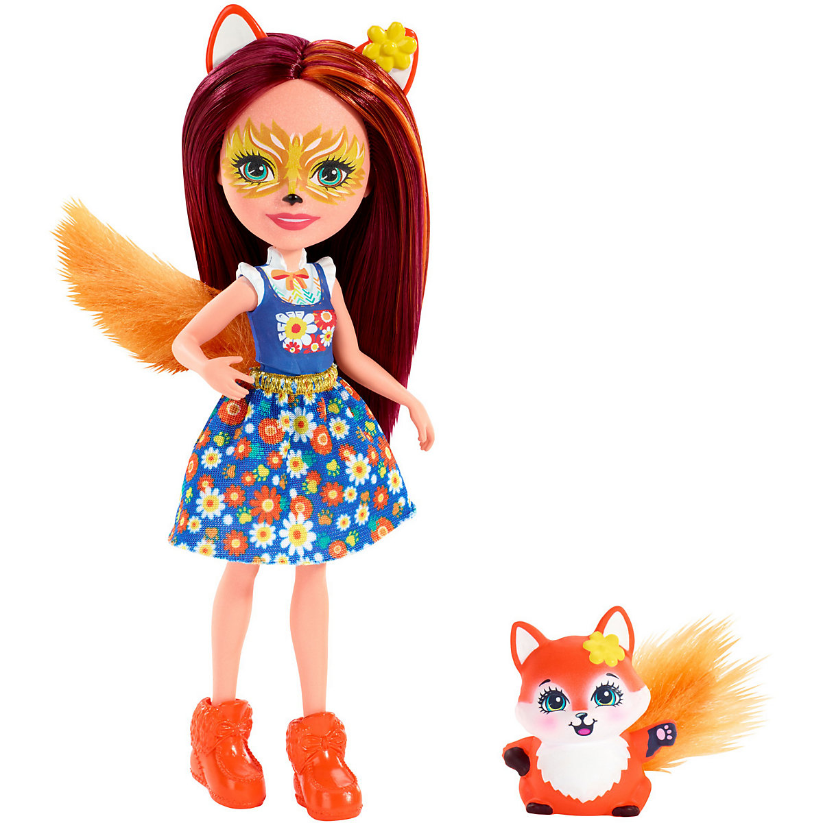 Enchantimals Felicity Fox & Flick Puppe