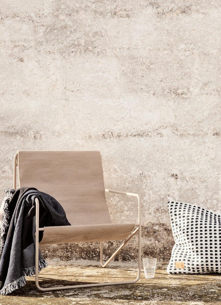 Křeslo ferm LIVING Desert s kašmírovou základnou