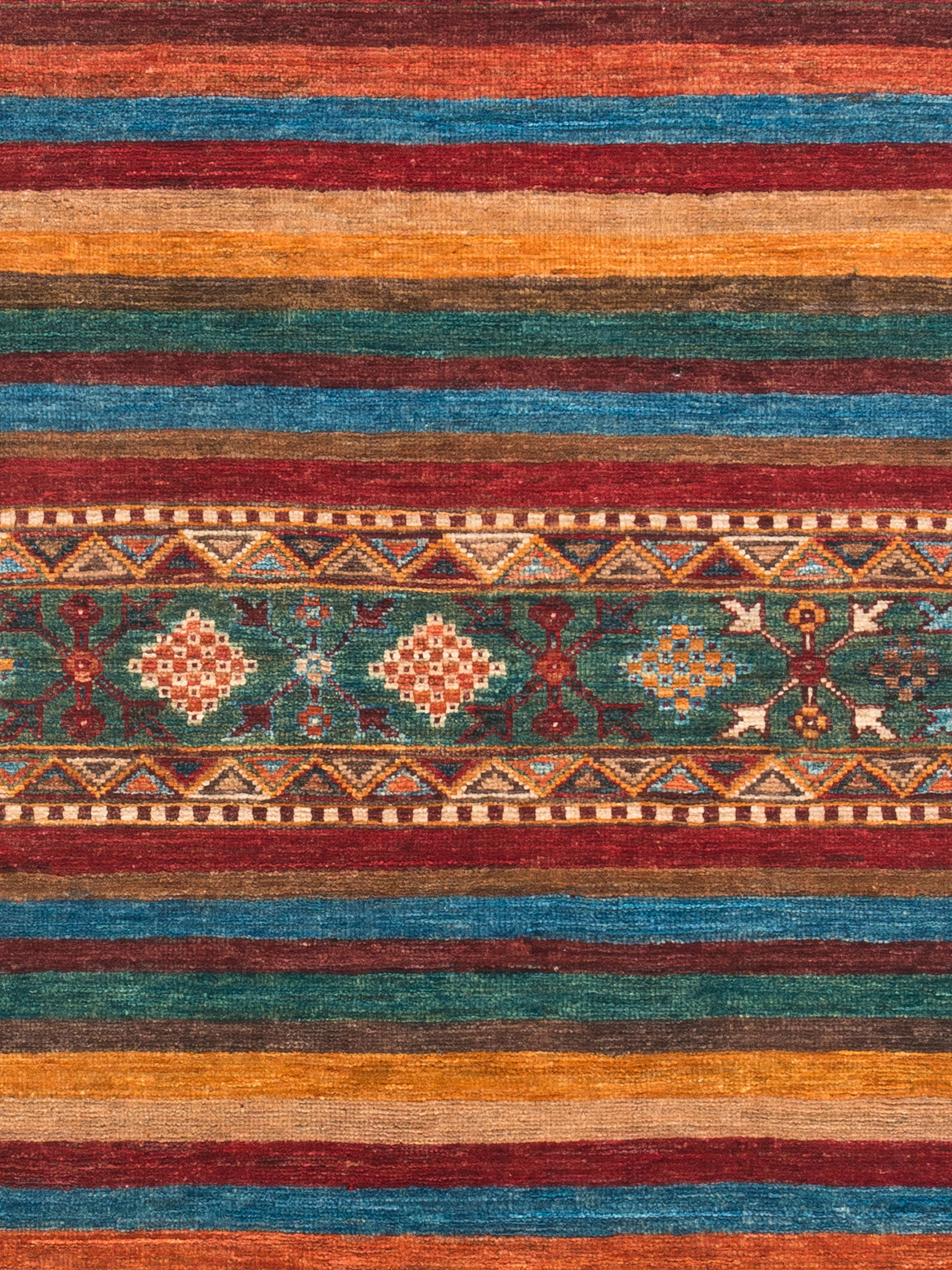 Chobi Schal ca. 85 x 298 cm, Unikat / Einzelstück