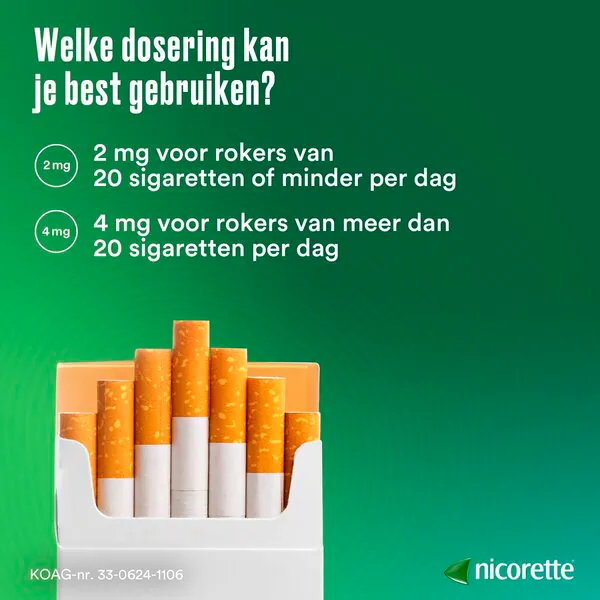 Nicorette Menthol Mint 2 mg sokeriton purukumi - 105 kpl