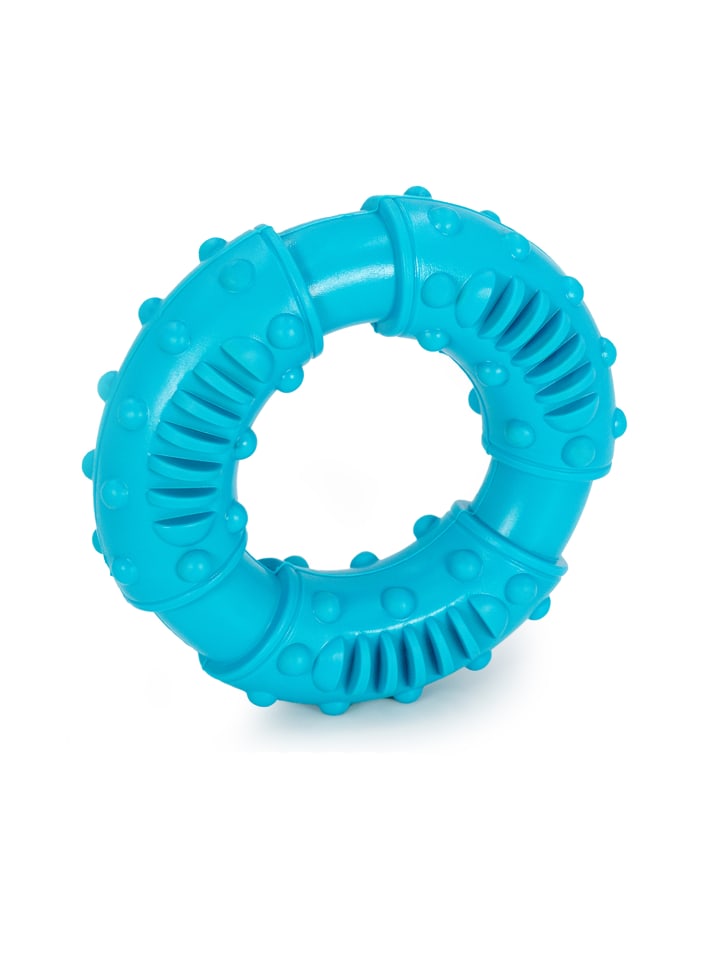 Intirilife Hunde Kauspielzeug 12,5 cm Kauring in Blau günstig kaufen onesize