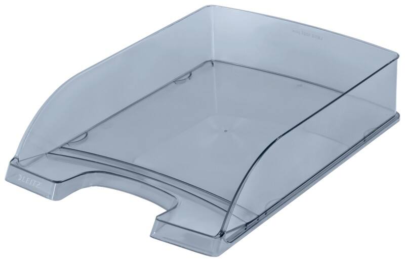Leitz Plus Briefablage PS (Polystyrol) Stapelbar DIN A4 Grau
