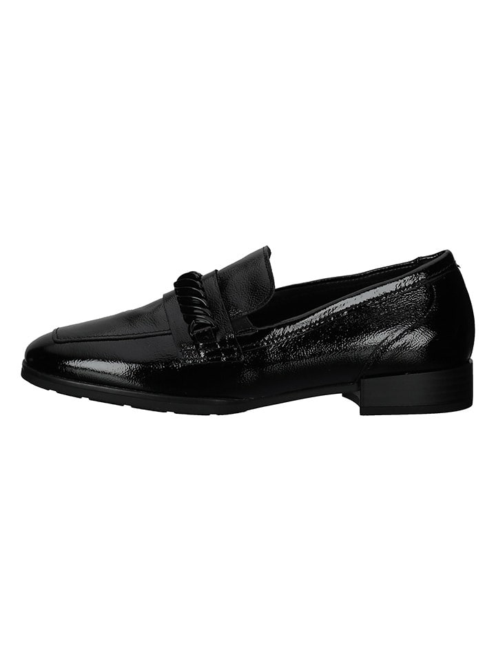Gabor Leder-Slipper in Schwarz günstig kaufen