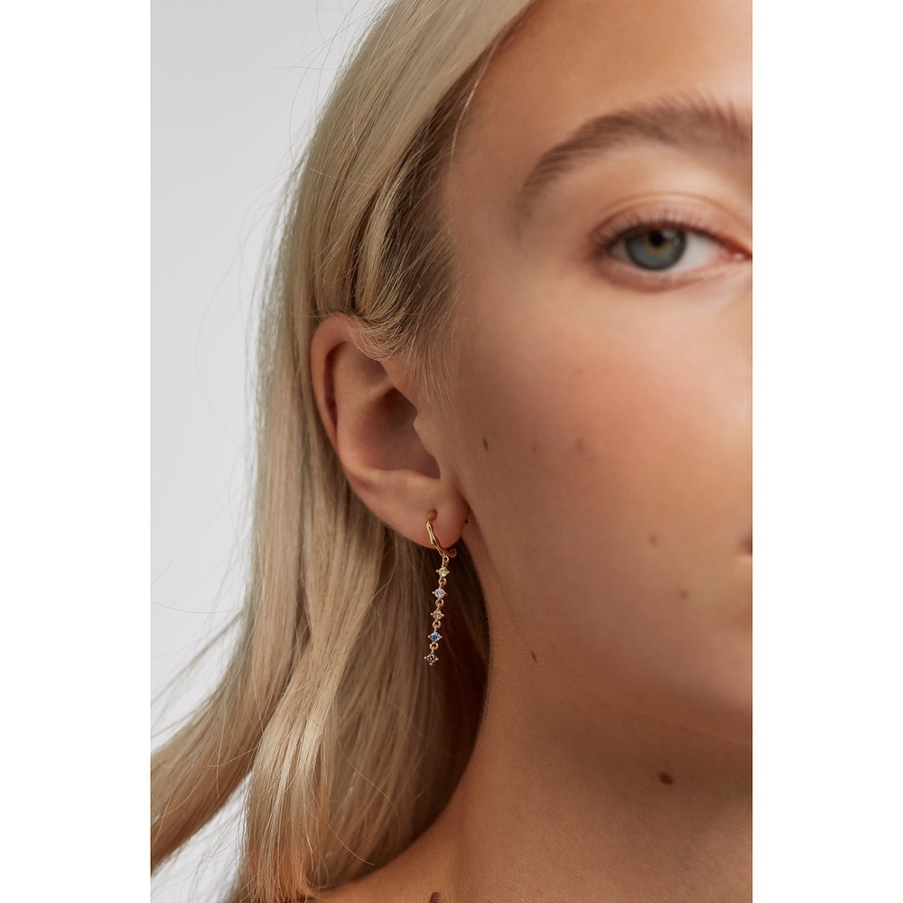 P D Paola Créoles 925 Argent Boucles d'oreilles