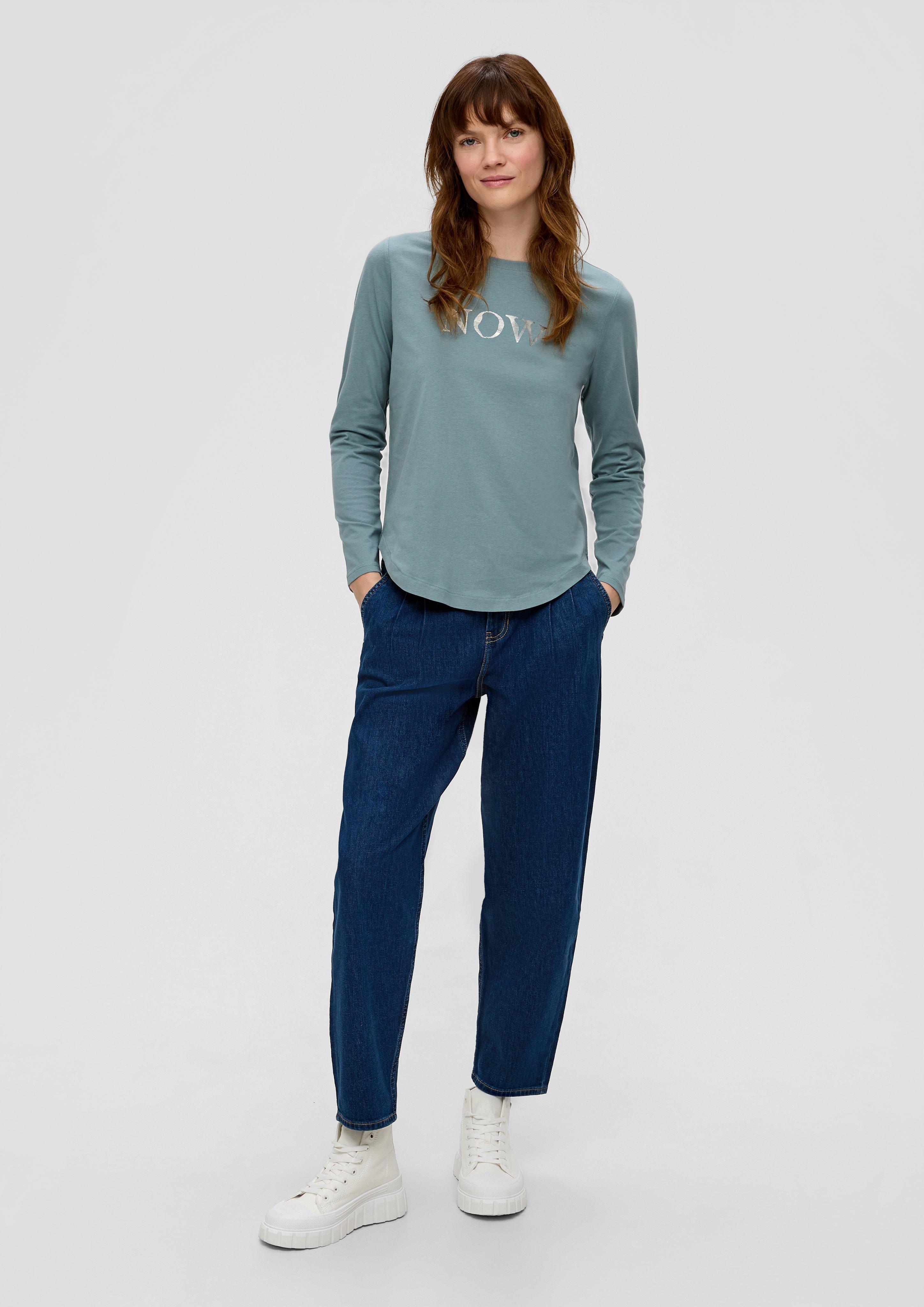 Longsleeve mit Frontprint  2146247-63D1