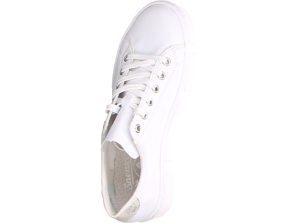 RIEKER Freizeit Schnürer weiss FSK Damen Halbschuhe