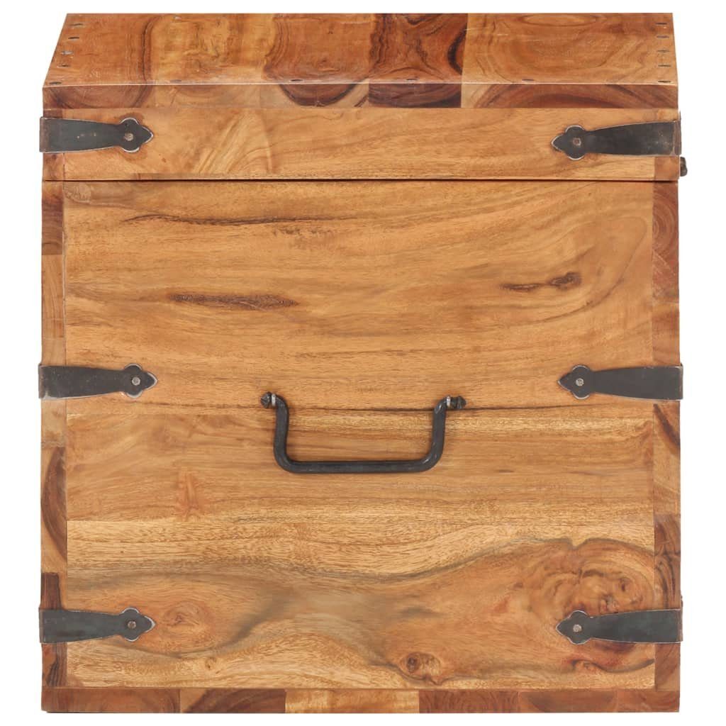 vidaXL Aufbewahrungsbox Truhe 40x40x40 cm Akazie Massivholz (1 St)