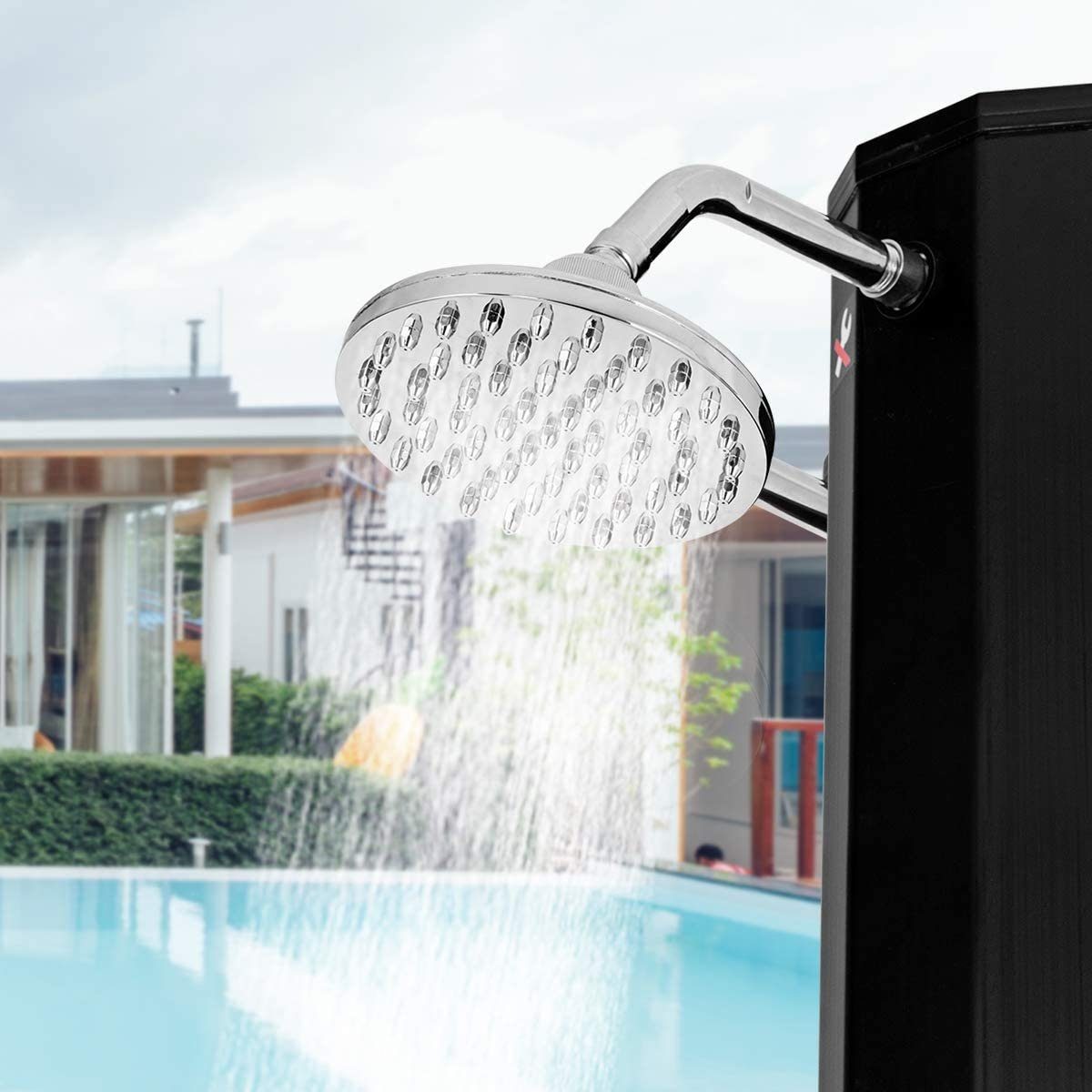 KOMFOTTEU Solardusche Gartendusche, 35L Pooldusche