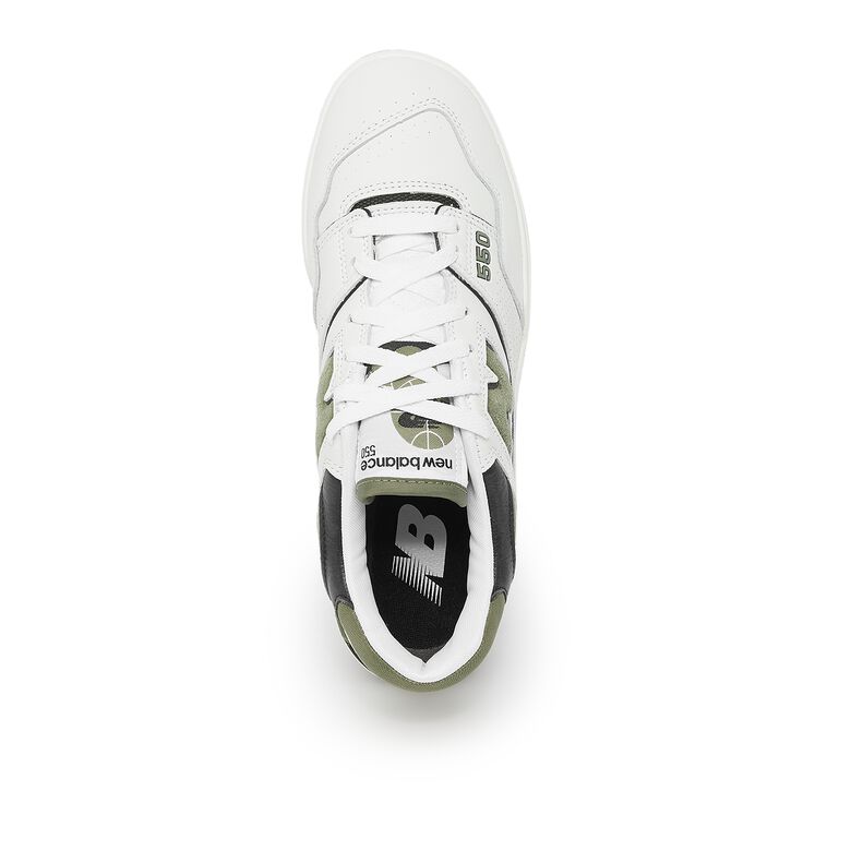 New Balance BB550DOB white/dark olivine/black