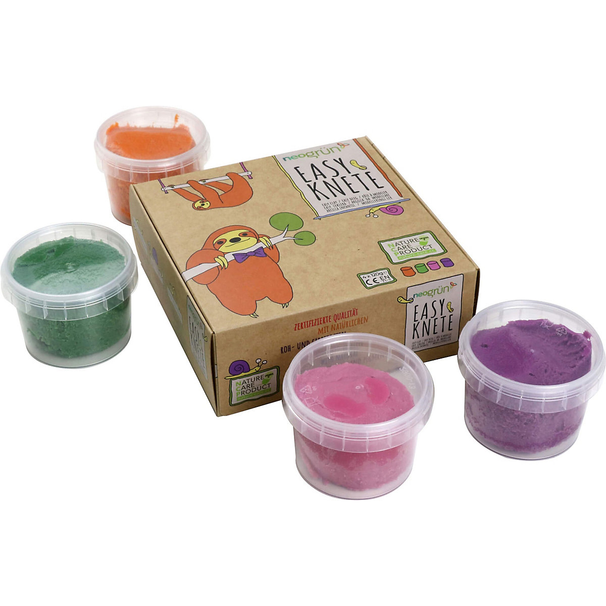 neogrün Easy-Knete 4er Set Loki