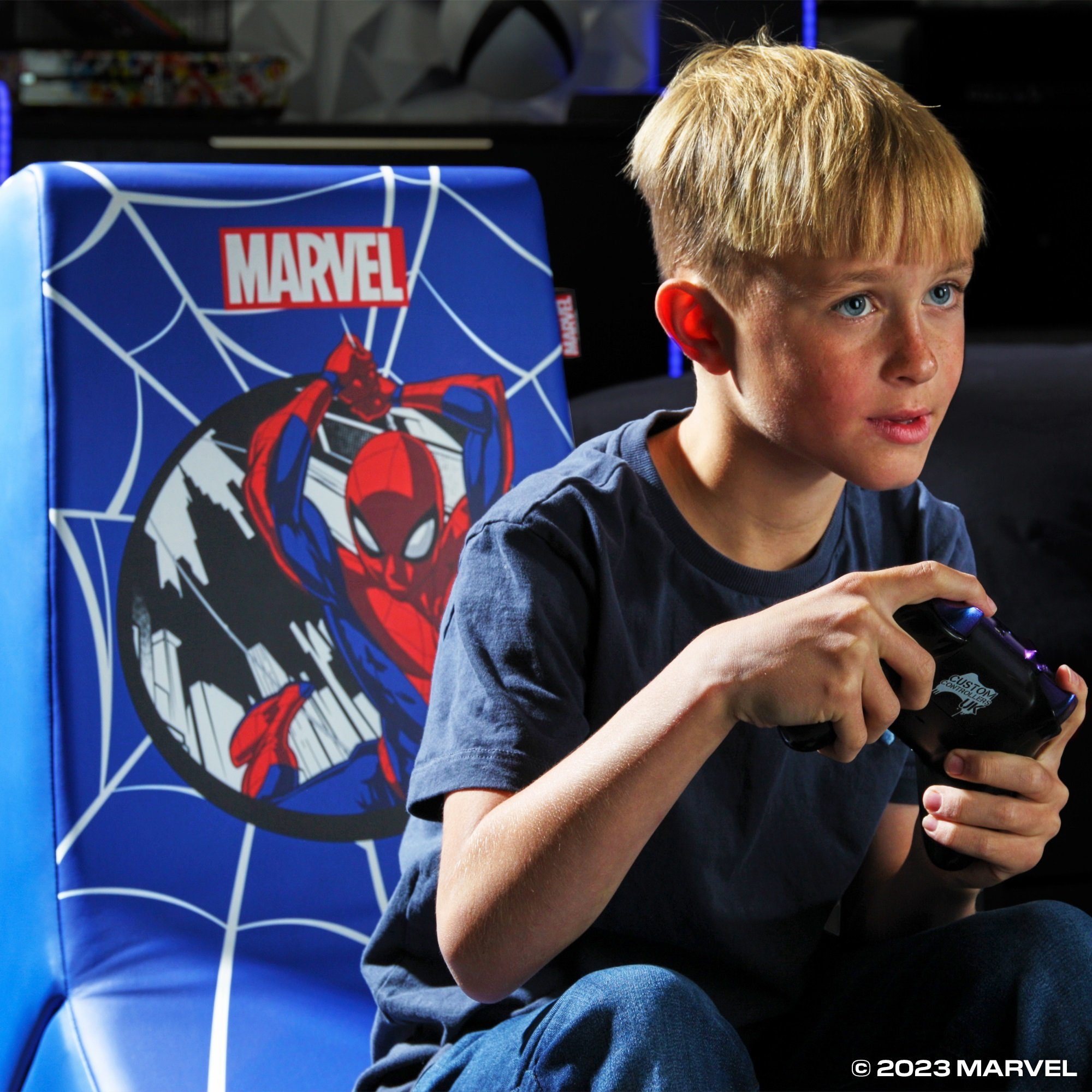 X Rocker Kindersessel Marvel Spider-Man Floor Rocker Bodensessel, Für Kinder