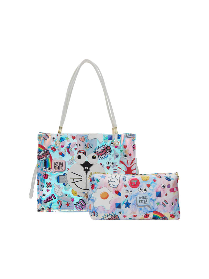 myMo Tote Bag Tote Bag in White Multicolor günstig kaufen onesize
