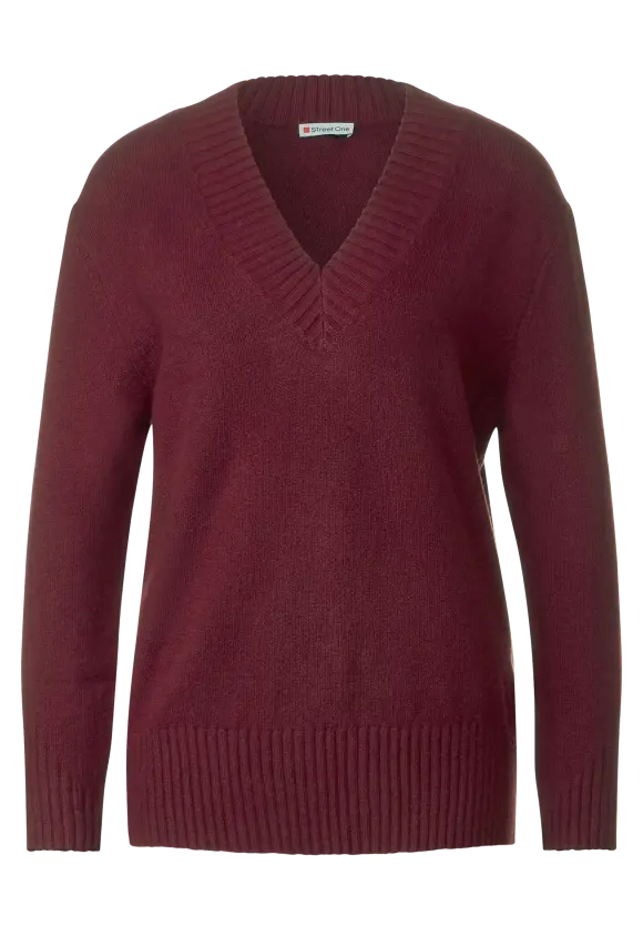 Street One Pullover mit V-Ausschnitt