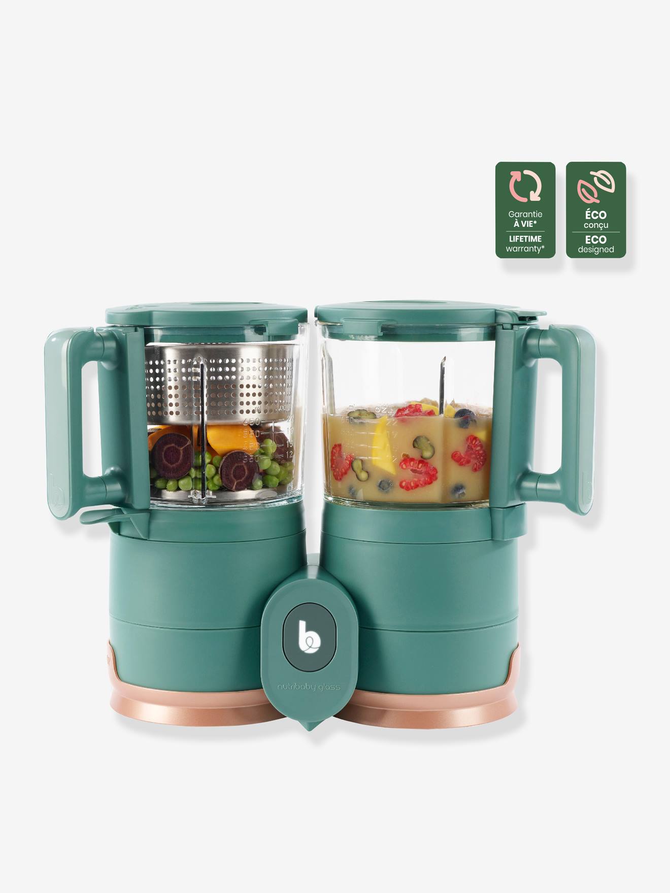 Robot multifonctions Nutribaby Glass BABYMOOV forest green