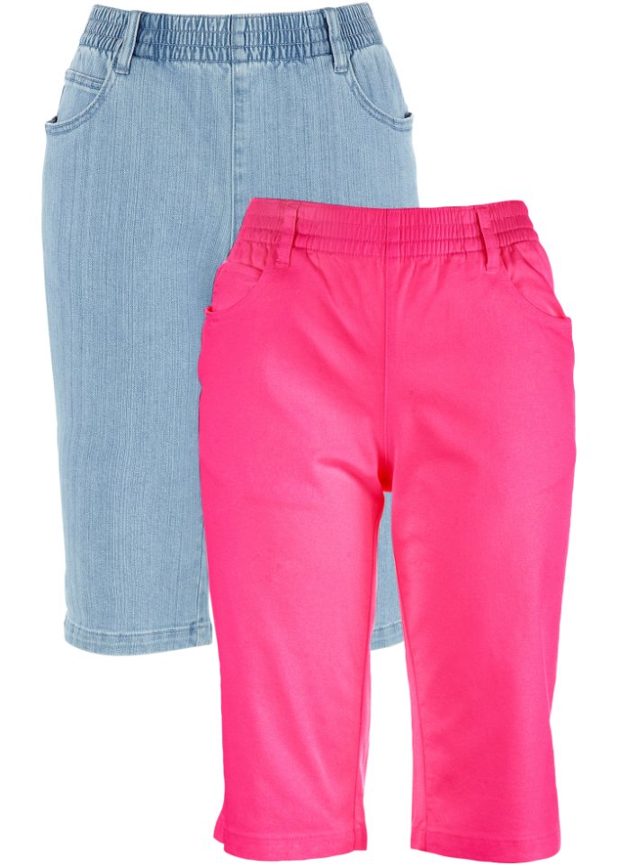 Stretch-Bermuda (2er Pack)