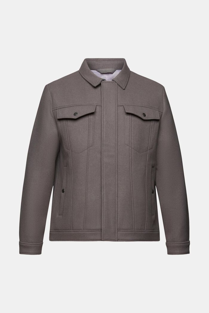 Truckerjacke aus Wolle