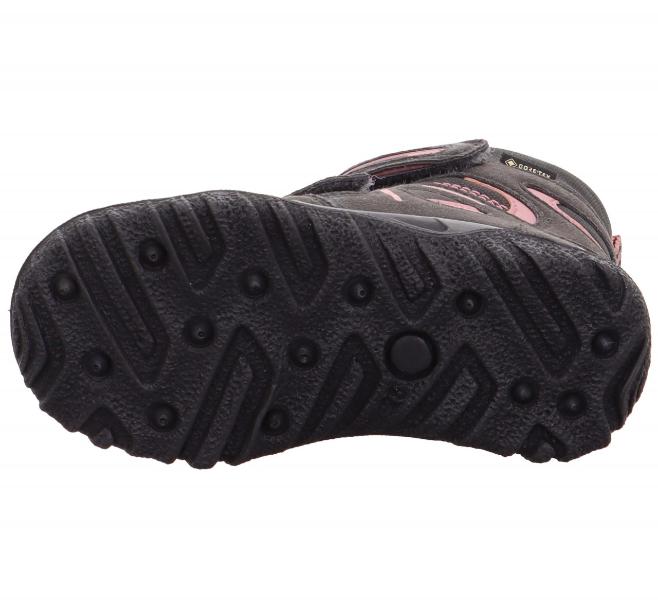 HUSKY - Grau/Rosa Boots mit Klettverschluss