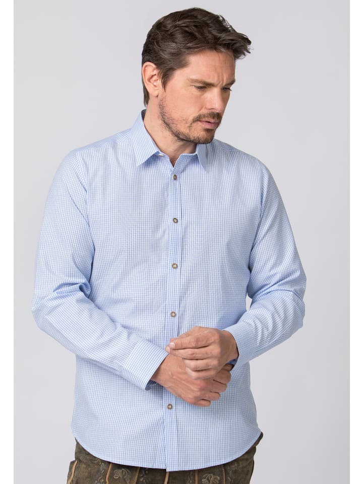 Stockerpoint Stockerpoint Trachtenhemd Ralf in hellblau günstig kaufen