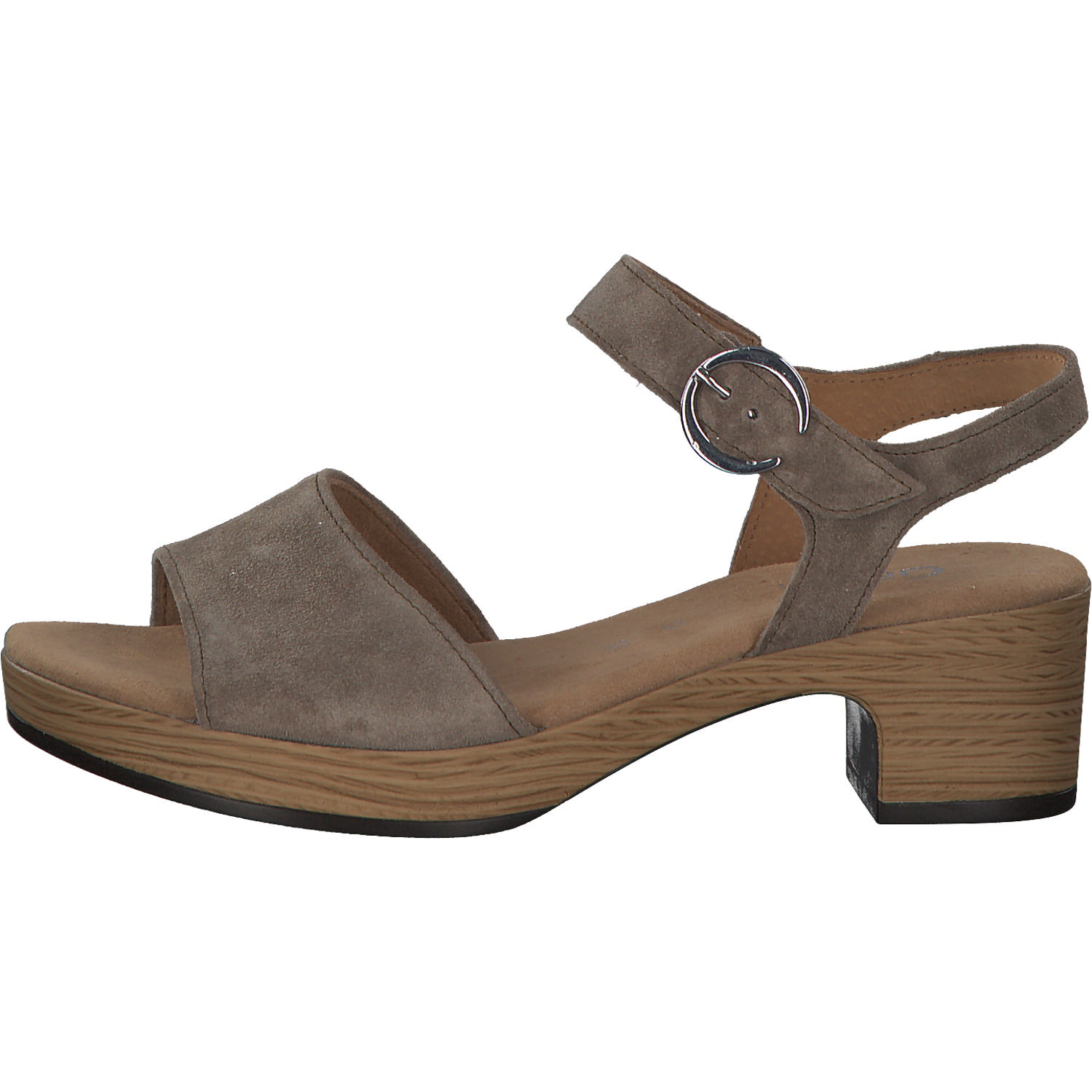 Gabor Comfort 22.071, Plateau-Sandaletten, Damen, sesamo