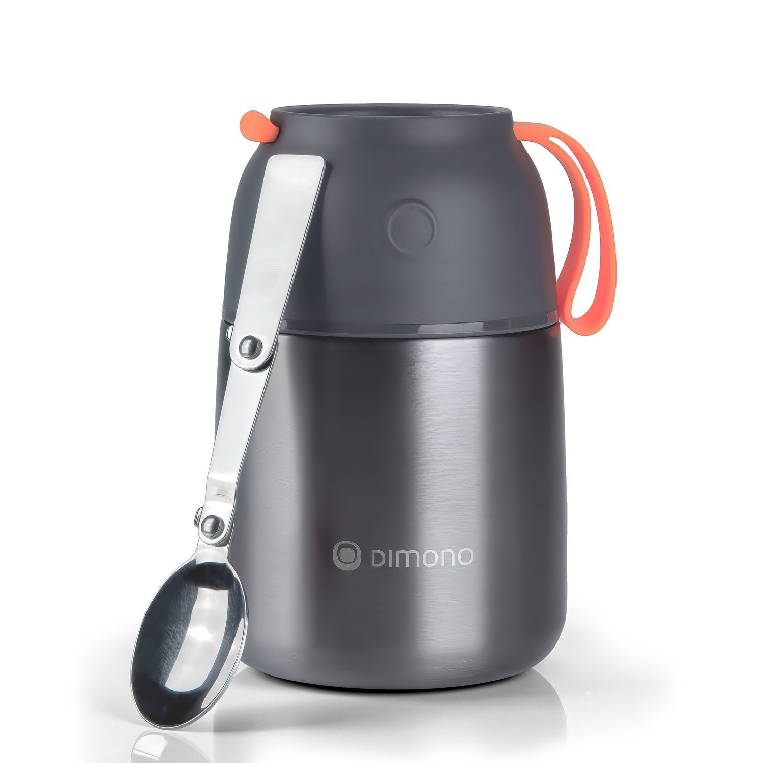 Dimono Thermobehälter Warmhaltebehälter, Edelstahl, (to-Go Lebensmittelbehälter, Essensbehälter für unterwegs)