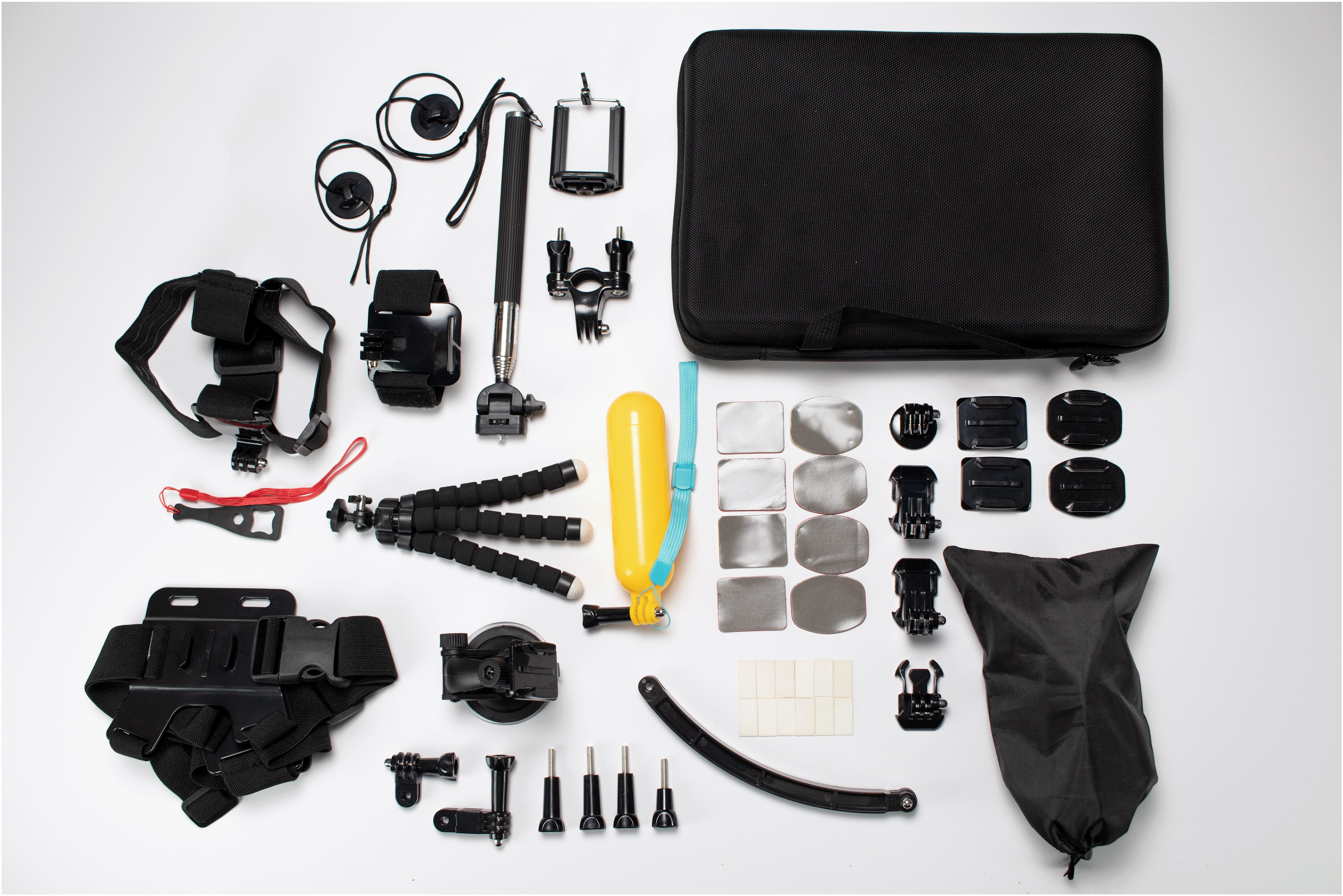 WebDigital Kamerazubehör-Set 50 in 1 Action Kamera Zubehör Set, kompatibel mit Gopro und mehr, (50 tlg)