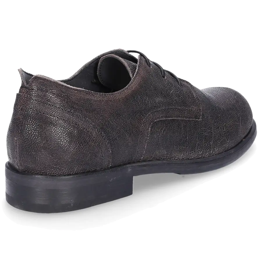 Fiorentini + Baker - Schnürschuhe GUMY Glattleder Prägung schwarz - schwarz