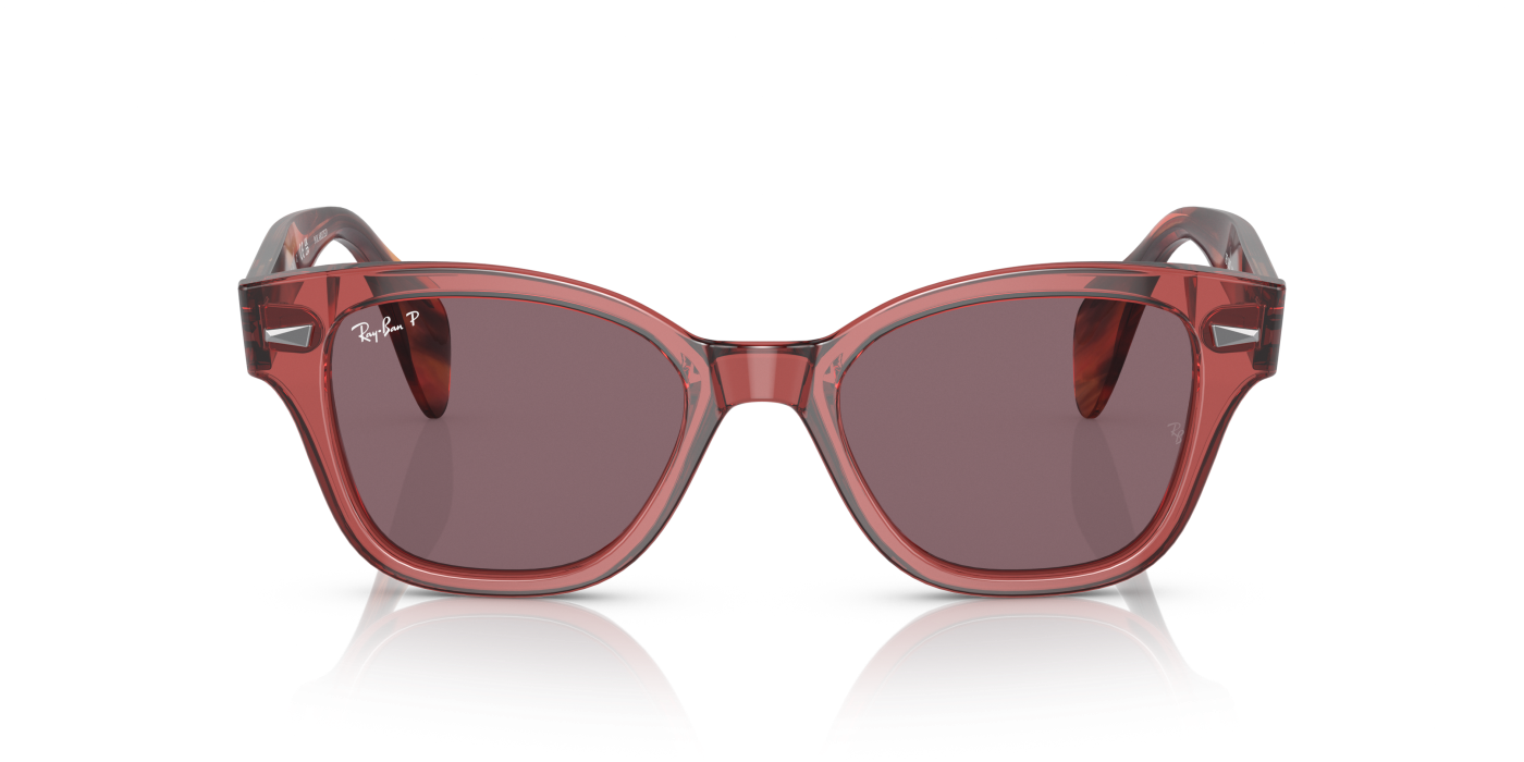 RB0880S - Roz lucios, transparent, violet închis