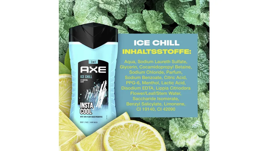AXE Duschgel Ice Chill Insta Cool 250 ml