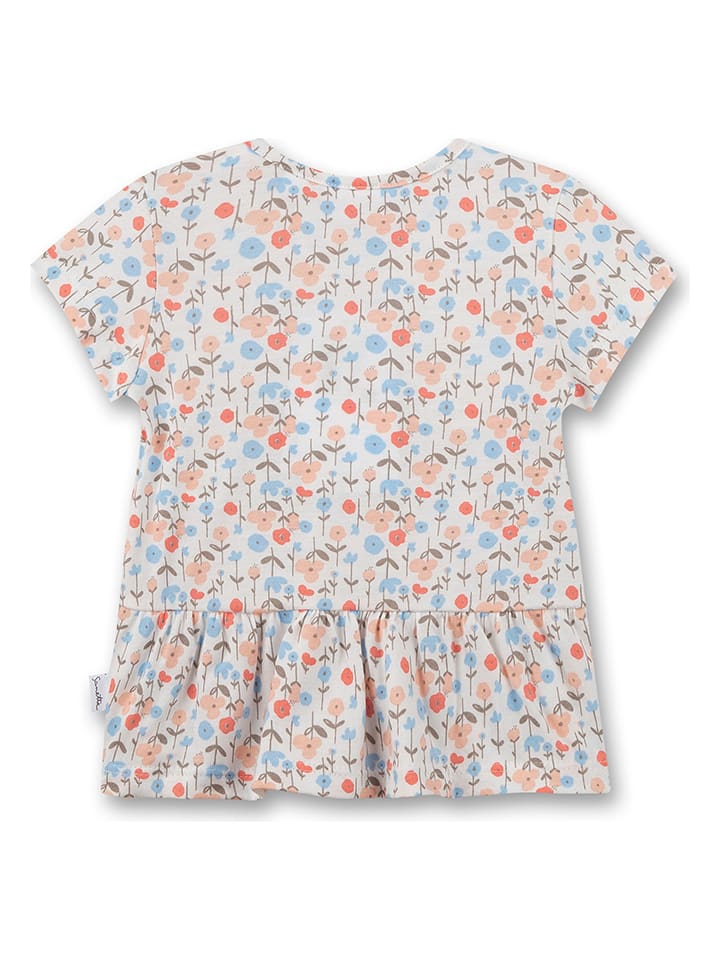 Sanetta Kidswear Kleid in Weiß/ Bunt günstig kaufen