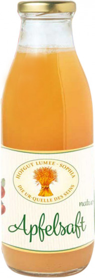 Apfelsaft naturtrüb Bio 0,5 L - Hofgut Lumee-Sophia