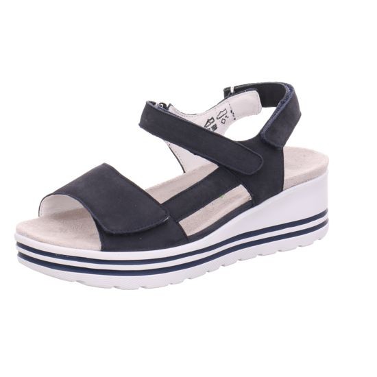 WALDLÄUFER Keilsandalen blau 728003
