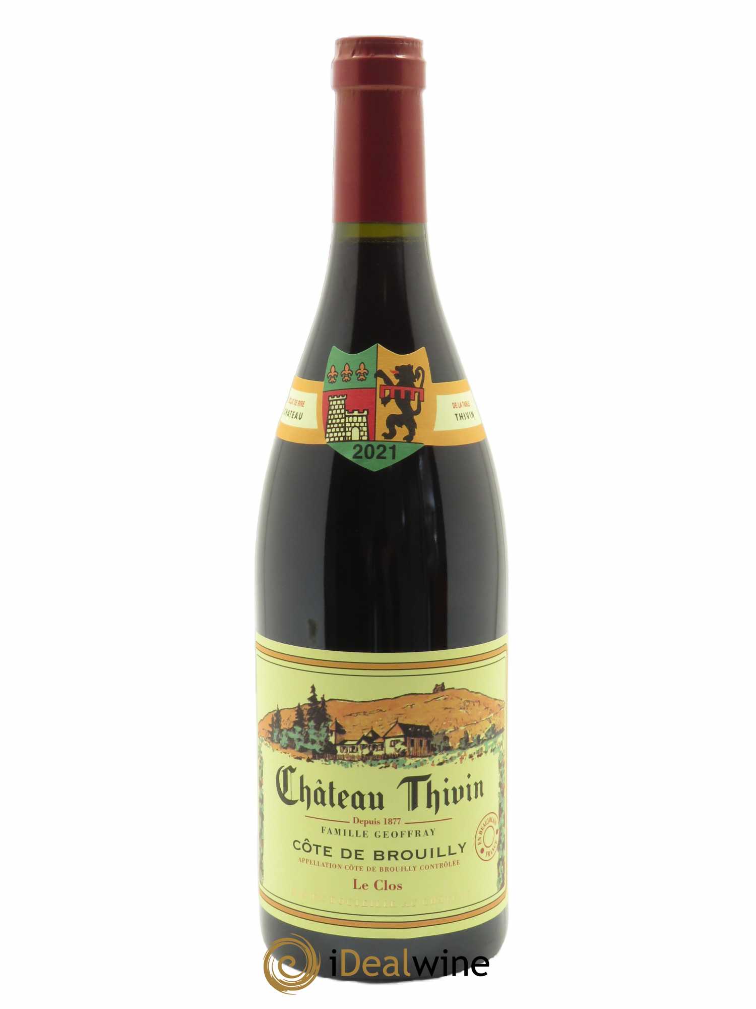 Côte de Brouilly Clos Bertrand Château Thivin  2021 - Lot de 1 Bouteille