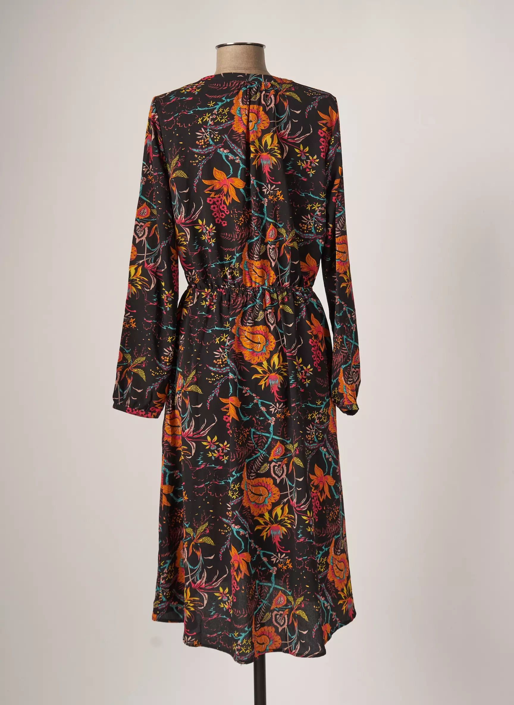 Only Robes Mi Longues Femme couleur noir