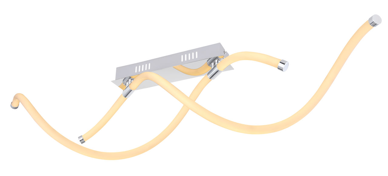 Globo Lighting - KAIA - Deckenleuchte Metall verchromt, LED