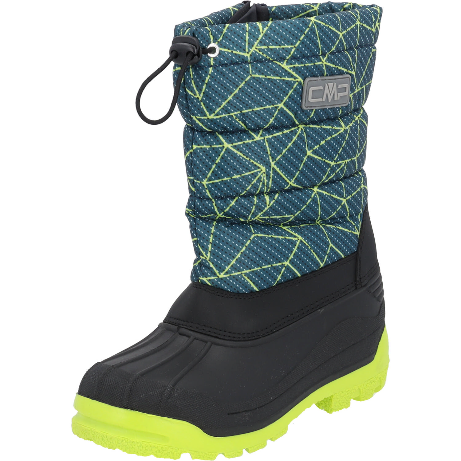CMP Sneewy 3Q71294, Winterstiefel, Kinder, schwarz/gelb