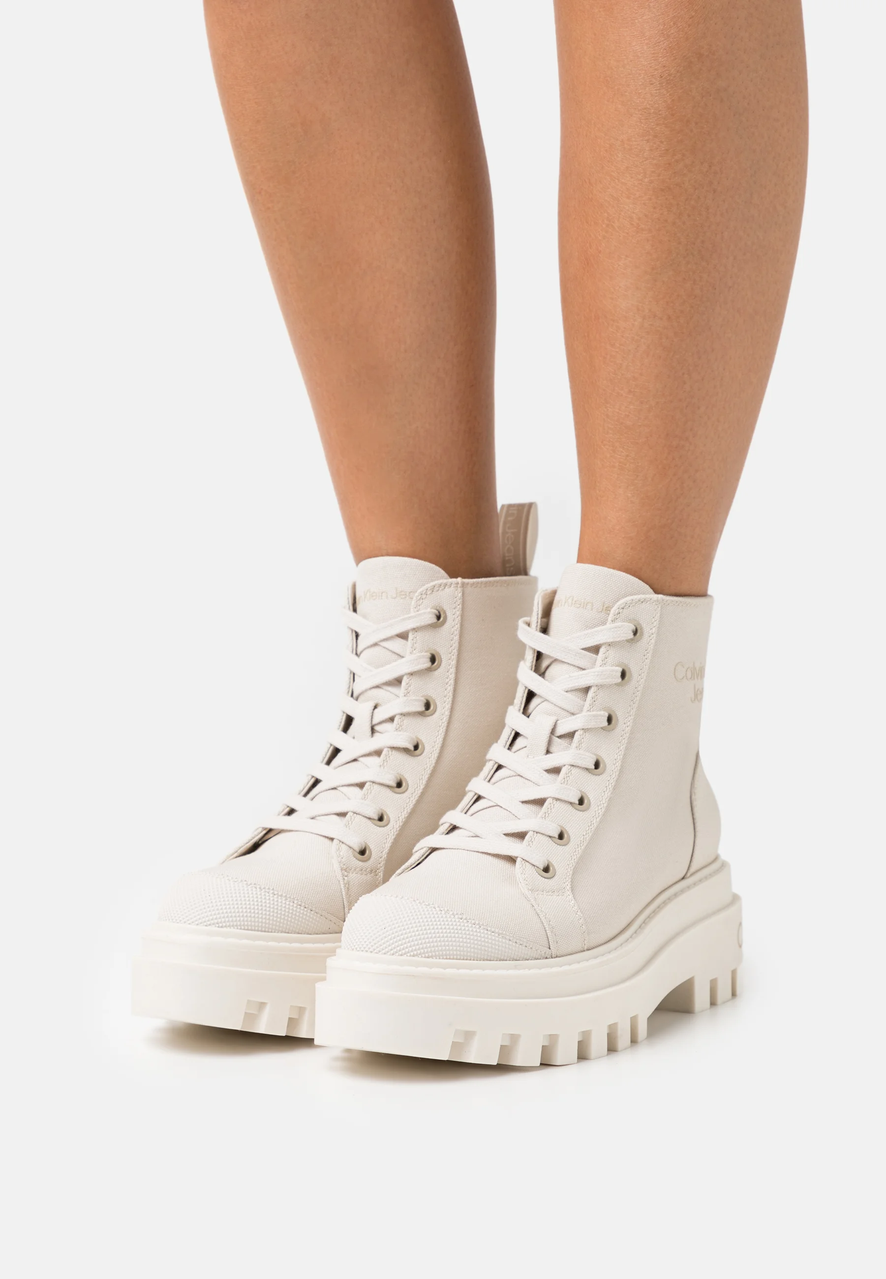 Calvin Klein Jeans LACEUP BOOT - Botines con plataforma