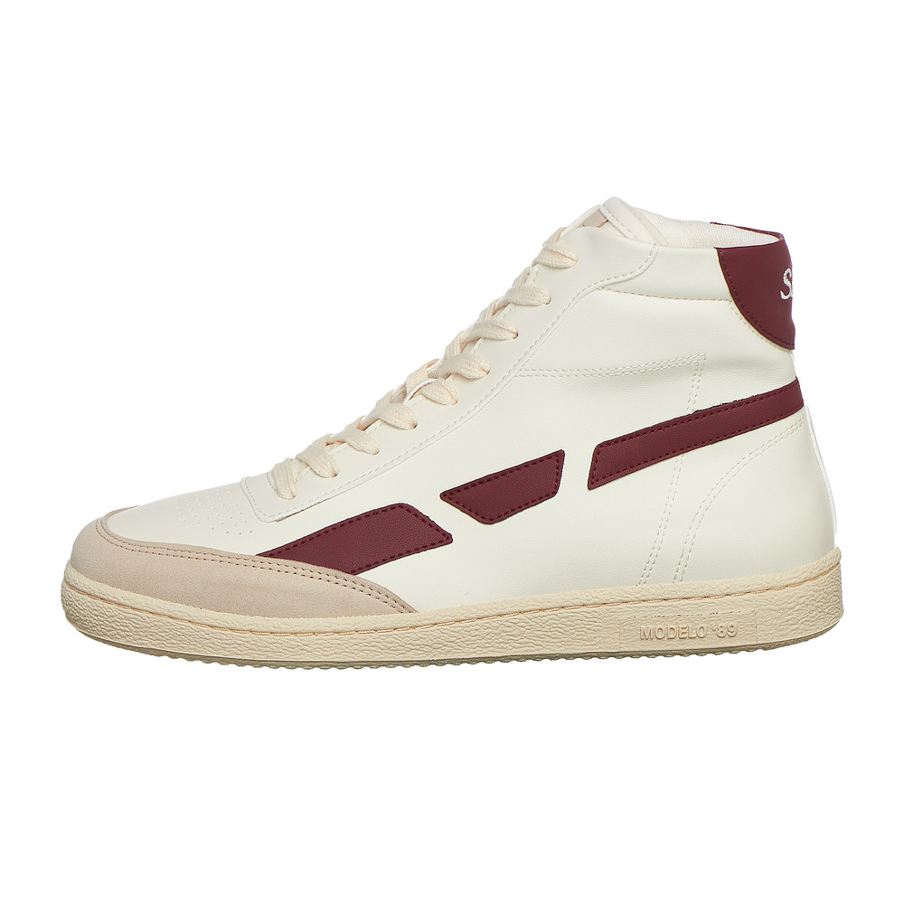 SAYE Modelo 89 Vegan Hi Women M89H-01-VGARNET / weiss