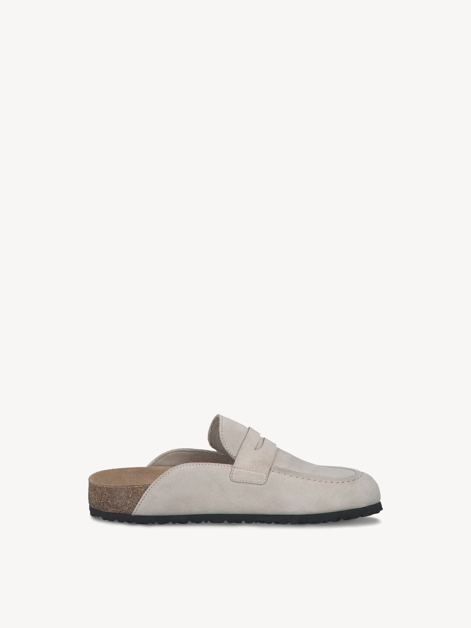 Mule en cuir - beige