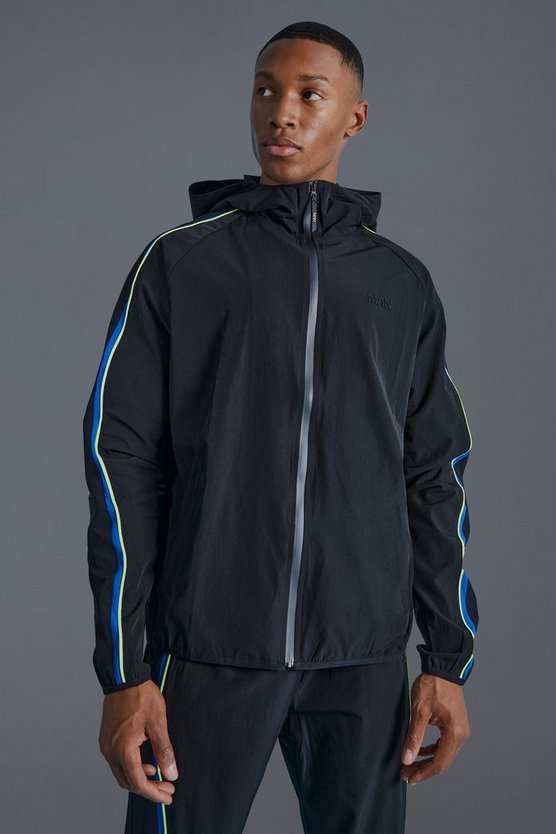 Man Active Colorblock Windbreaker