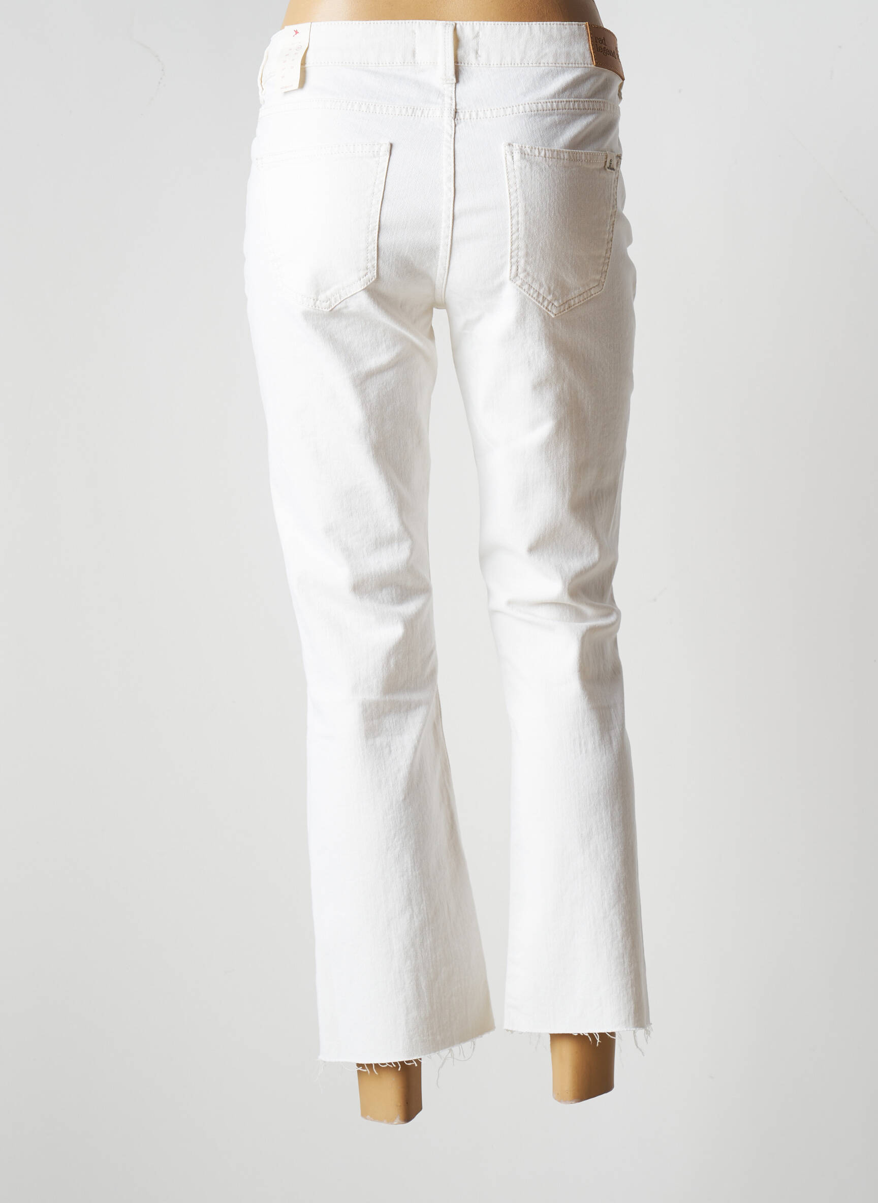 Red Legend Jeans Coupe Droite Femme couleur blanc
