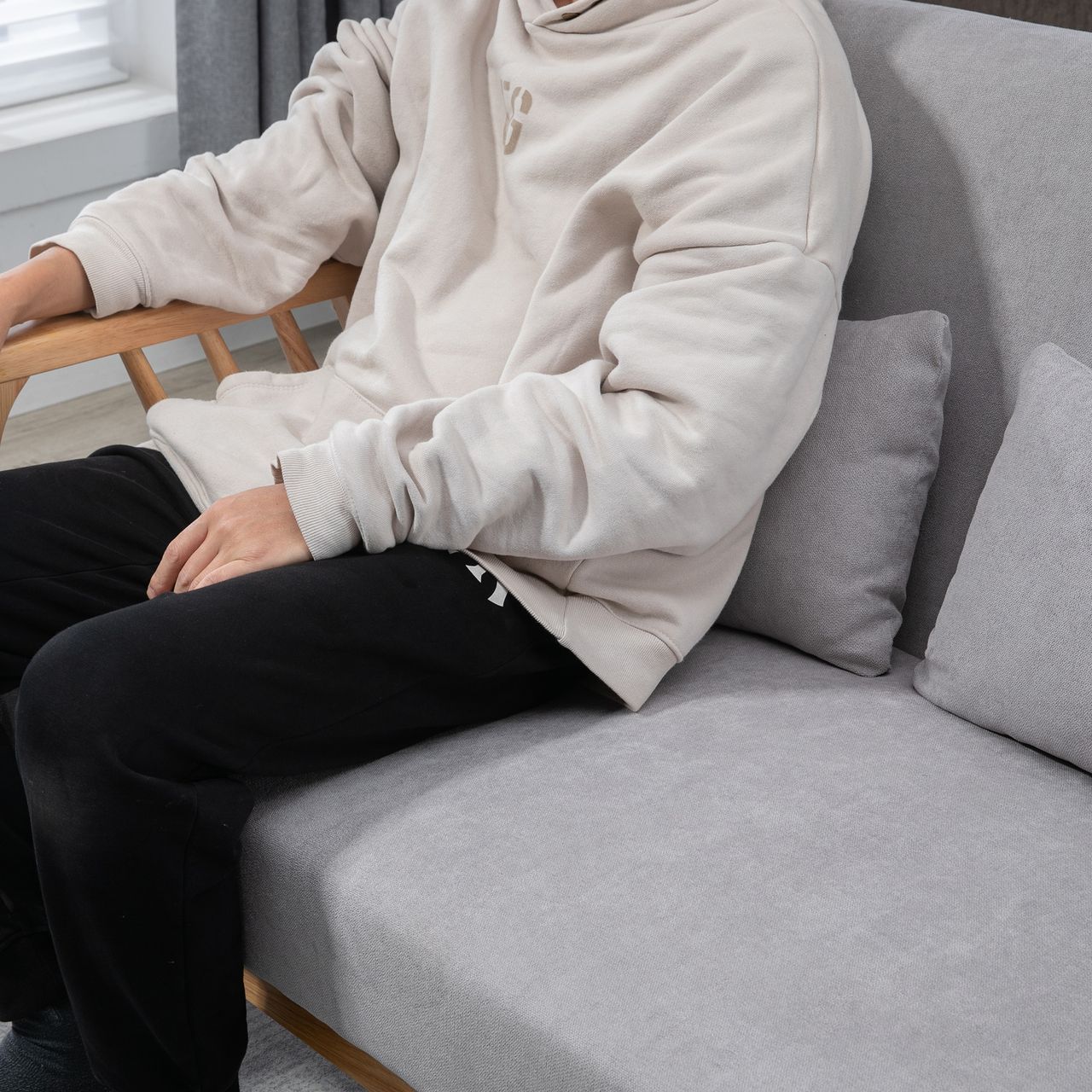 HOMCOM Zweisitzer 2-Sitzer Sofa, Doppelsofa mit Armlehne, Loveseat mit Samtoptik