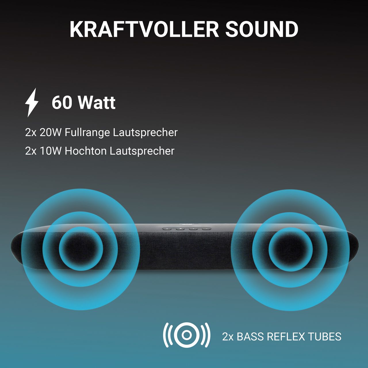 Xoro Soundbar 60 Watt HSB 70